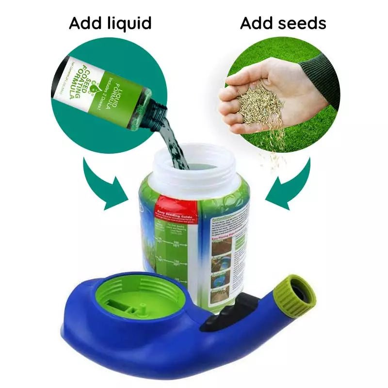 Lawn Seed Spray Kit for Grass Coverage