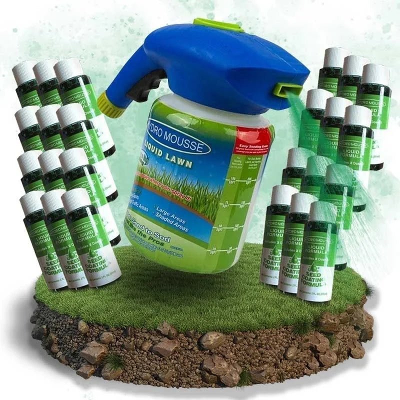 Lawn Seed Spray Kit for Grass Coverage