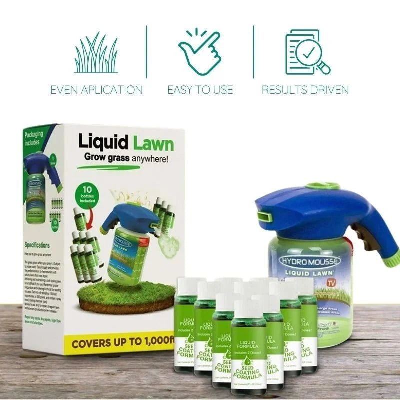 Lawn Seed Spray Kit for Grass Coverage