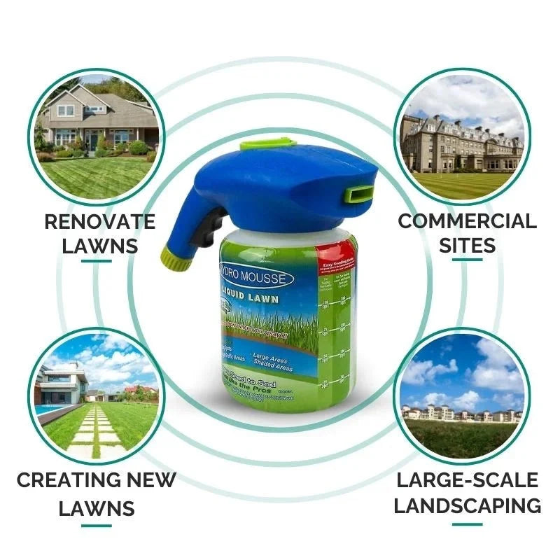 Lawn Seed Spray Kit for Grass Coverage