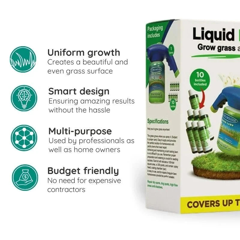 Lawn Seed Spray Kit for Grass Coverage