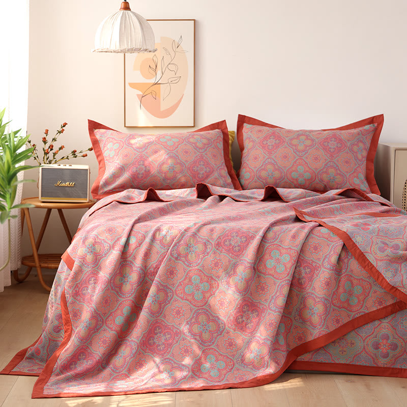 Reversible Cotton Floral Quilt