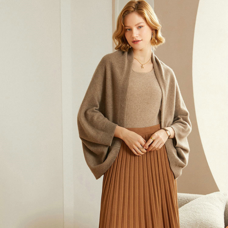 Women's Soft Knit Shawl Wrap – Elegant Layering