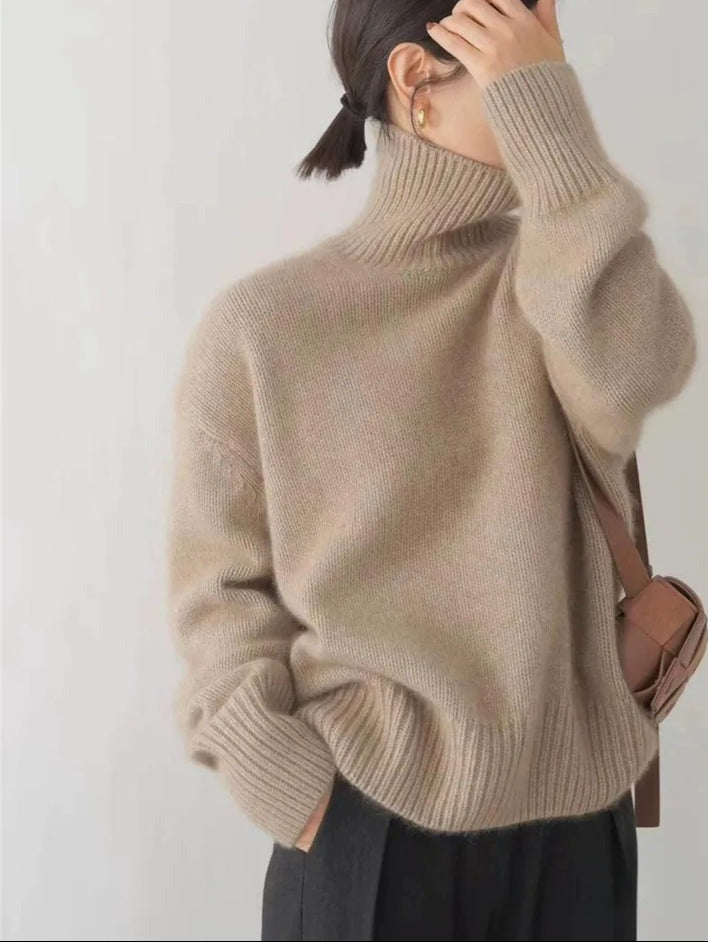Cashmere Turtleneck Sweater for Women – Soft, Warm & Timeless