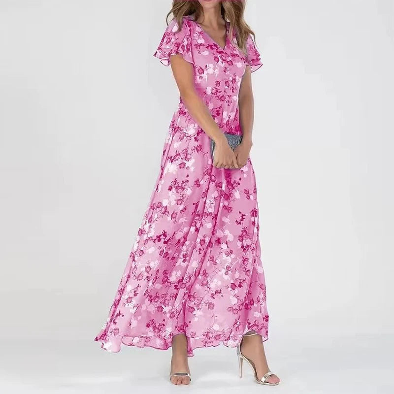 Luna – Women’s Summer Dress with Colorful Print