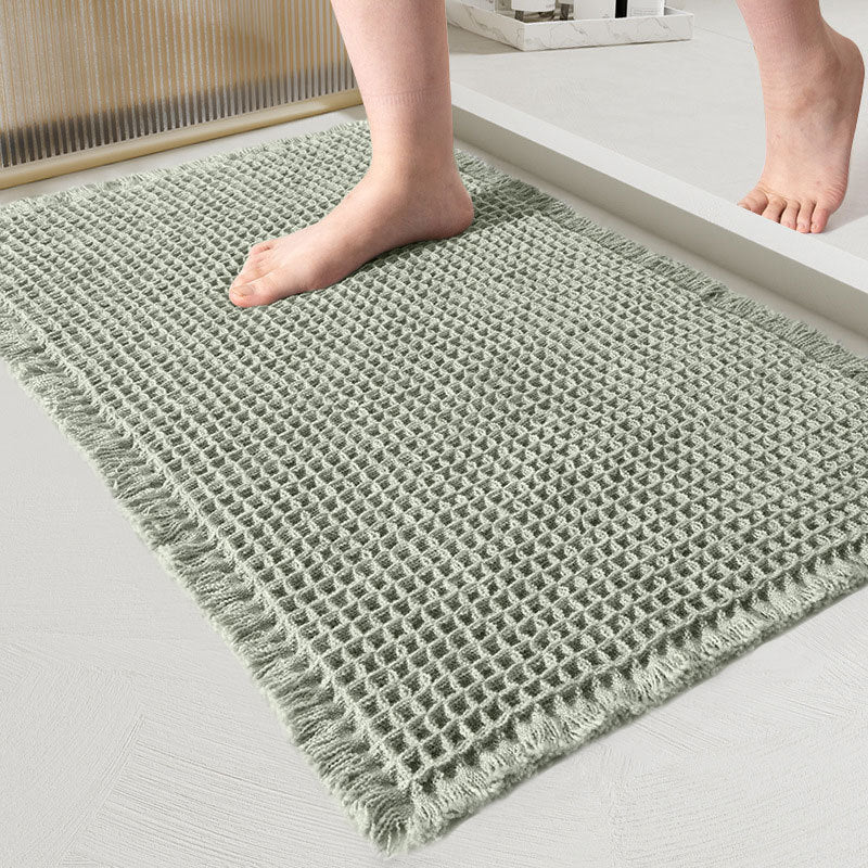 Quick-Dry Waffle Weave Bath Mat