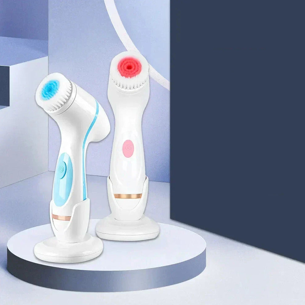 3-in-1 Sonic Facial Cleansing Brush – Waterproof Face Cleanser & Massager