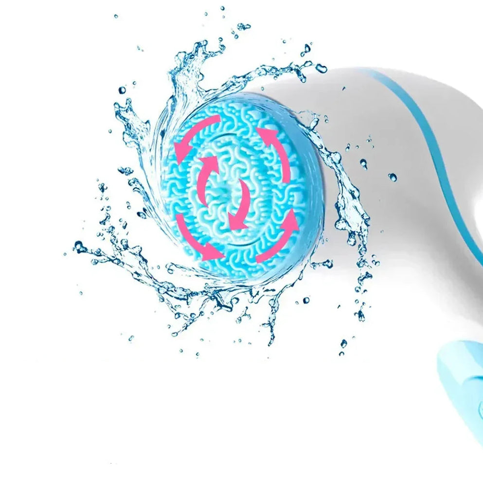 3-in-1 Sonic Facial Cleansing Brush – Waterproof Face Cleanser & Massager