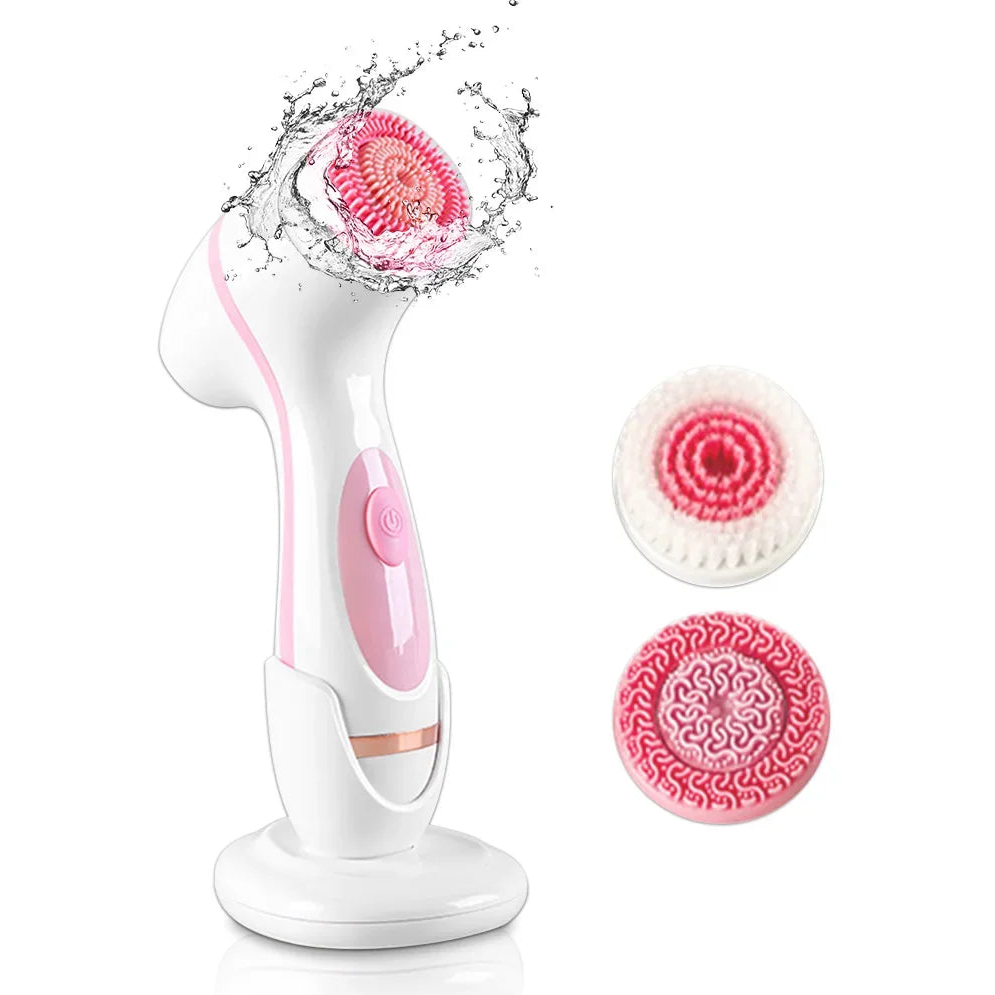 3-in-1 Sonic Facial Cleansing Brush – Waterproof Face Cleanser & Massager