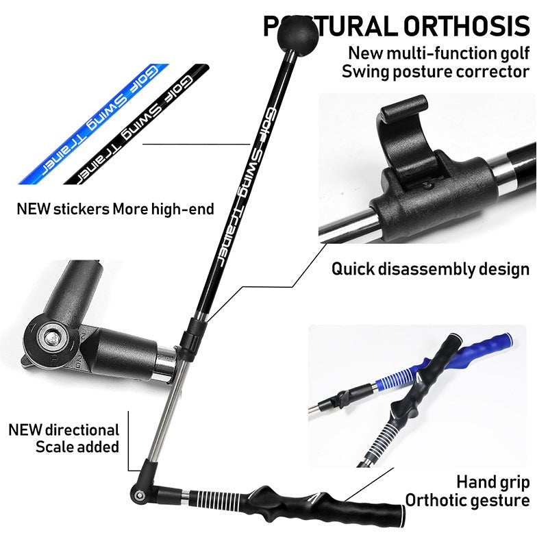 Adjustable Golf Swing Training Stick