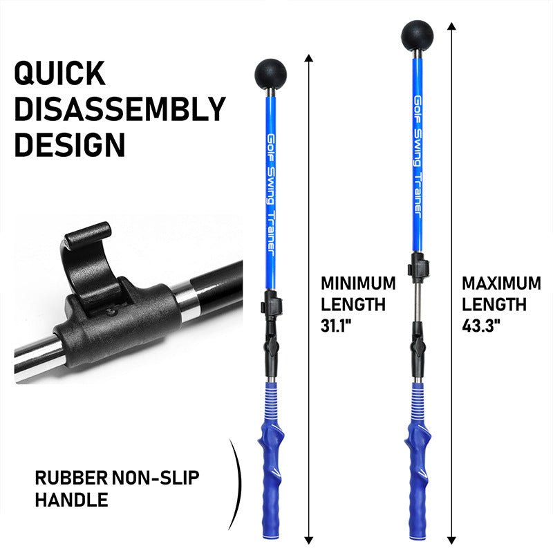 Adjustable Golf Swing Training Stick