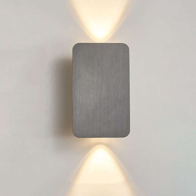 Nordic LED Wall Sconce – Modern Rectangular Glass Wall Light (2-Light)