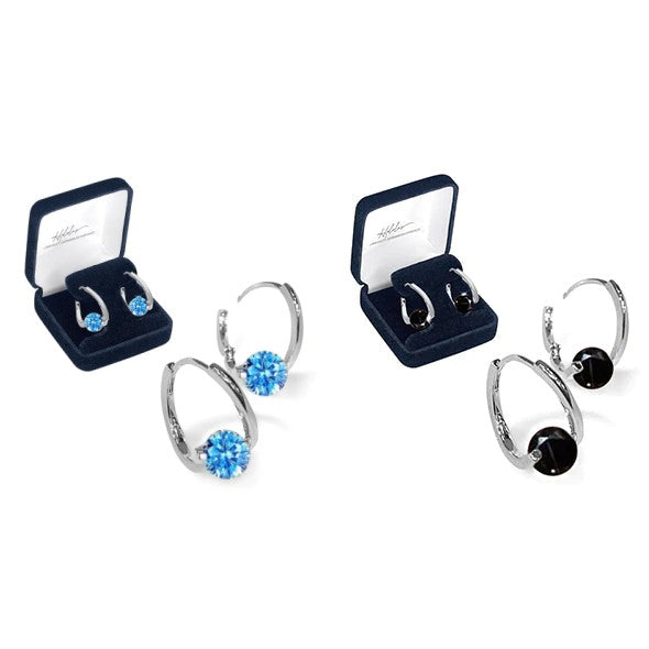 Geometric Germanium-Style Drop Earrings