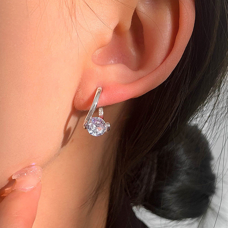 Geometric Germanium-Style Drop Earrings