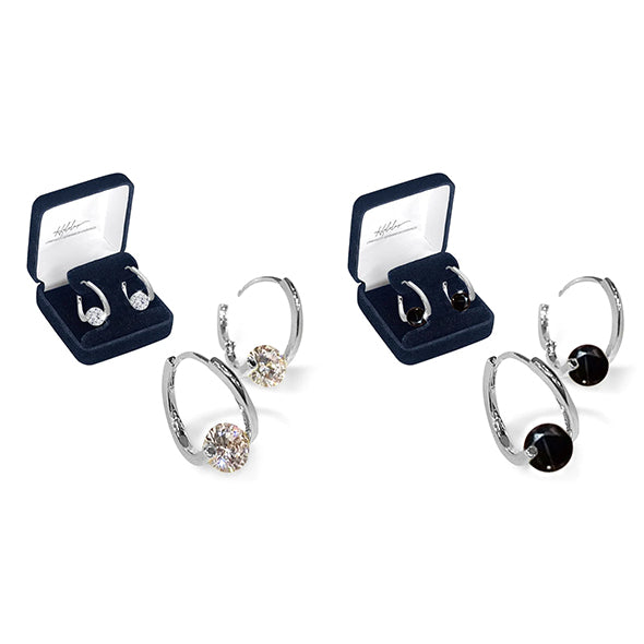 Geometric Germanium-Style Drop Earrings