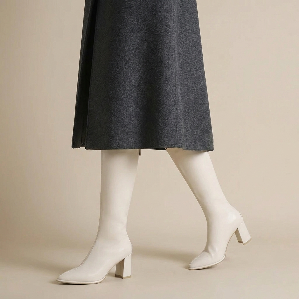 Women's Knee-High Boots - Elegant Tall Fashion Boots