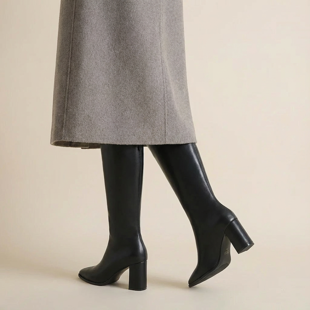 Women's Knee-High Boots - Elegant Tall Fashion Boots