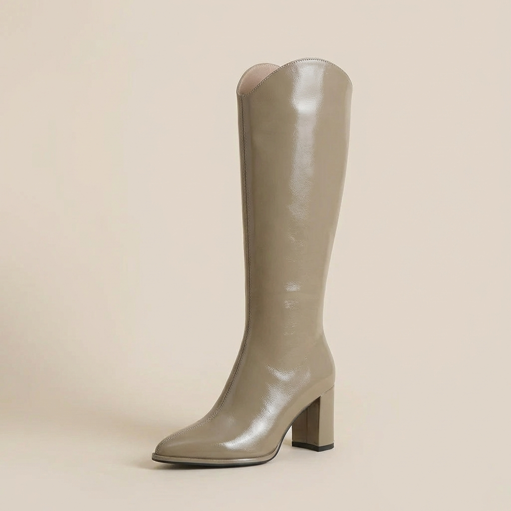 Women's Knee-High Boots - Elegant Tall Fashion Boots