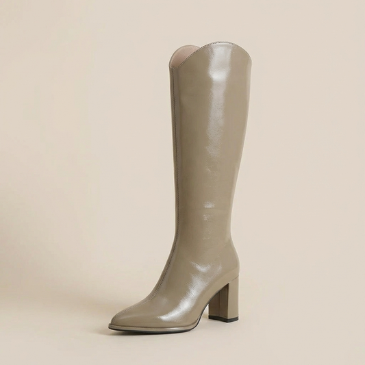 Women's Knee-High Boots - Elegant Tall Fashion Boots
