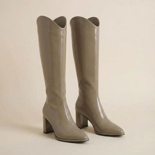 Women's Knee-High Boots - Elegant Tall Fashion Boots