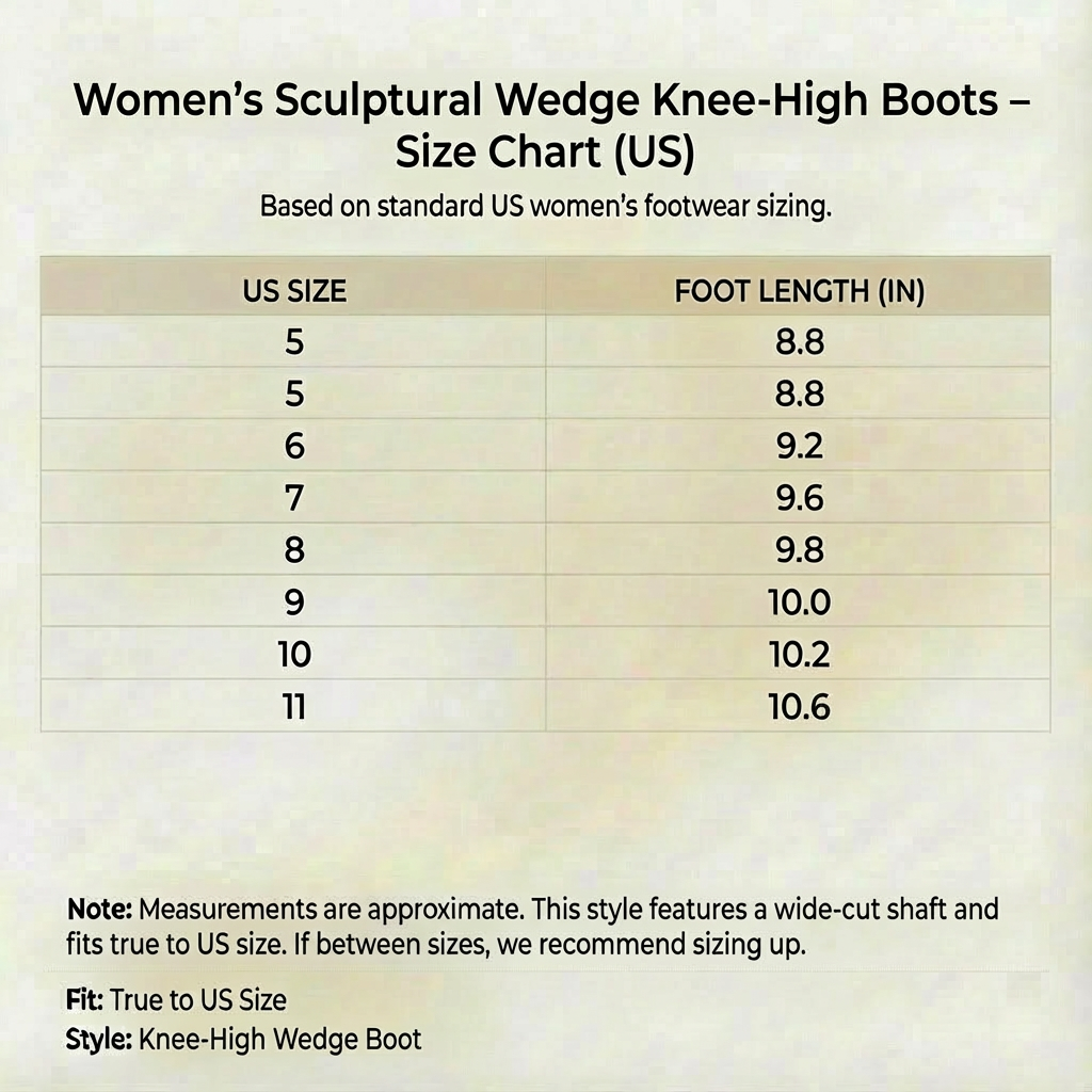 Women's Sculptural Wedge Knee-High Boots - Pointed Toe Flared Faux Suede