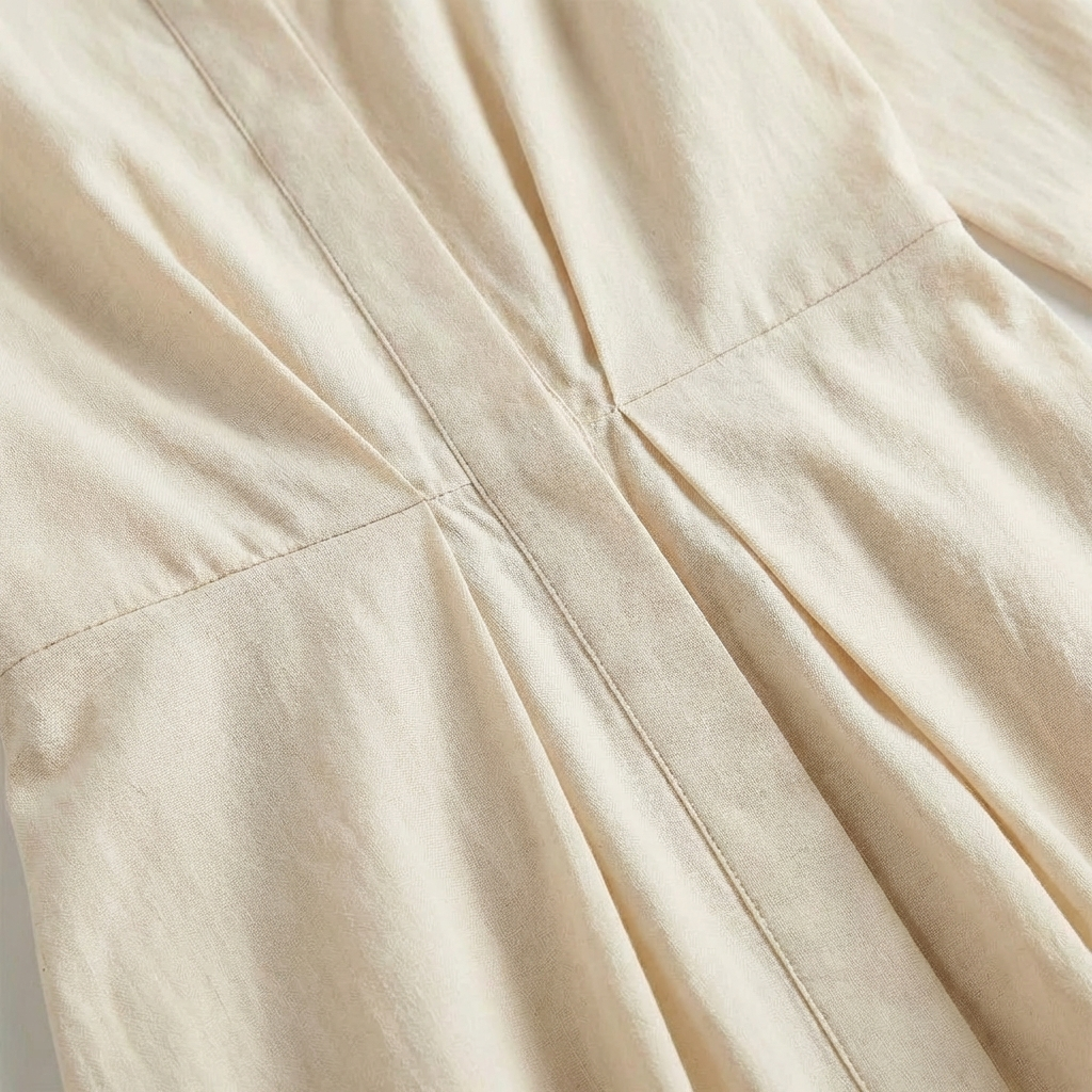Eliza Rowe - Belted Collared Shirt Dress - Modern Midi Office-to-Evening Wrap