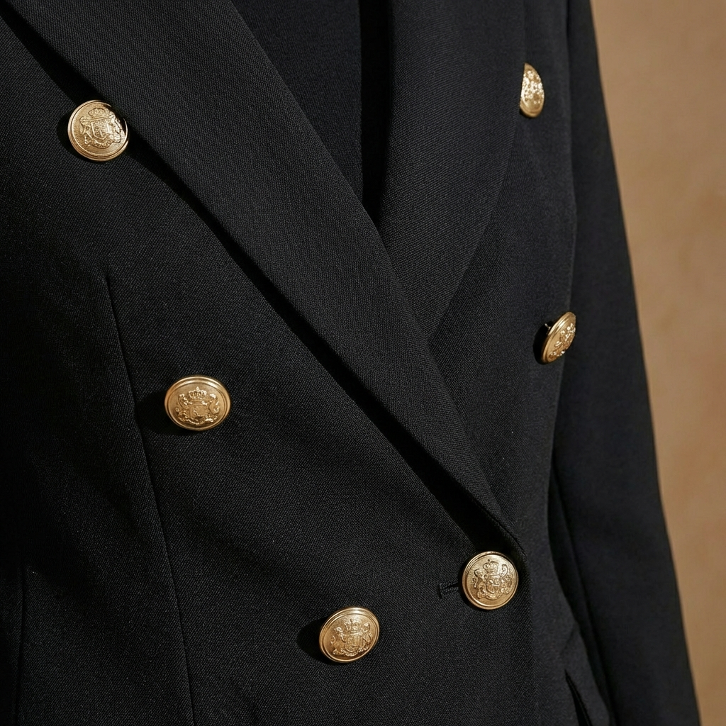 Savannah - Double Breasted Tailored Suit Set - Modern 2-Piece Blazer & Trousers