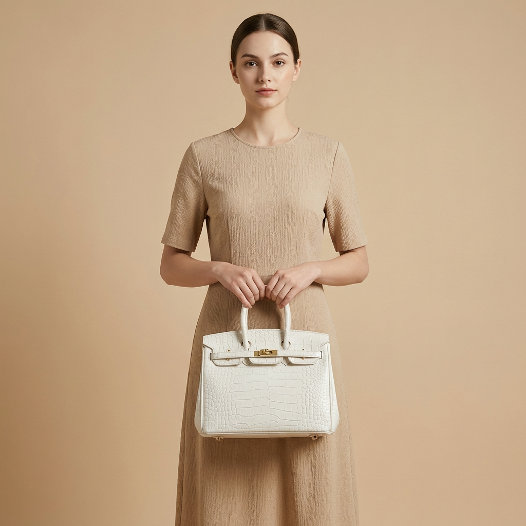 Beatrice - Multi-Compartment Handbag - Elegant Top-Handle Tote & Crossbody Purse
