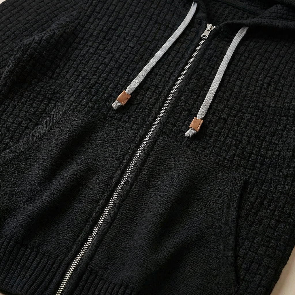 Phantom Full-Zip Hoodie - Premium Cotton Blend - Heavy-Duty Sweatshirt