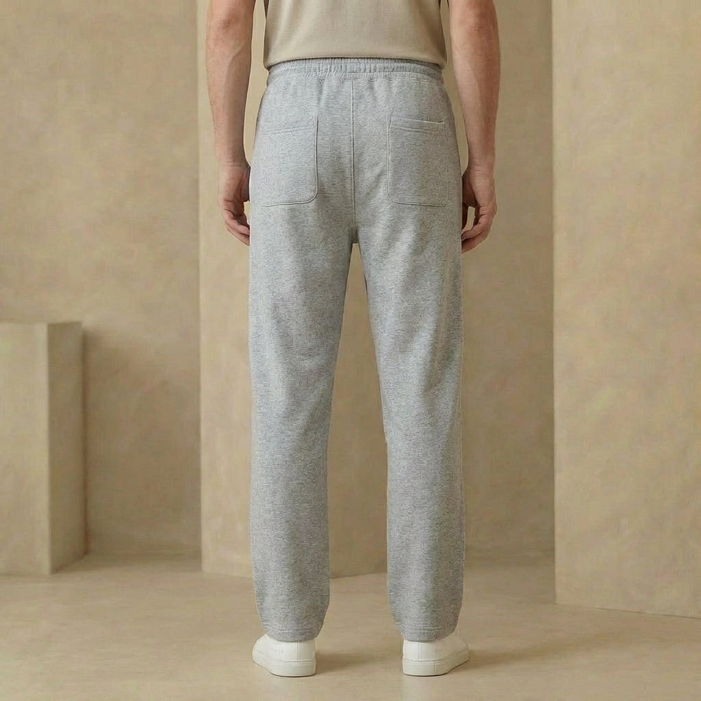 SoHo - Premium Cotton Blend Sweatpants - Relaxed Straight-Leg Lounge Pants