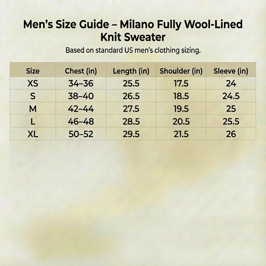 Milano - Fully Wool-Lined Knit Sweater - Premium Hooded Thermal Pullover