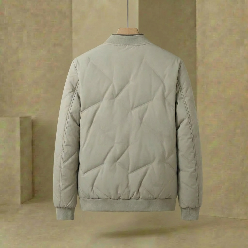 Raven - Matte Urban Shell Jacket - Lightweight Insulated Bomber-Style Coat
