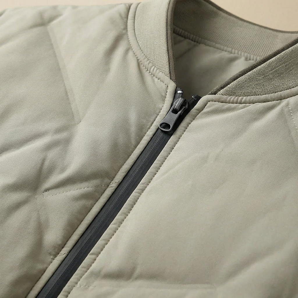 Raven - Matte Urban Shell Jacket - Lightweight Insulated Bomber-Style Coat