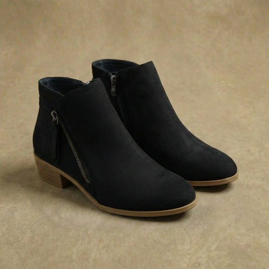 Aubrey - Women's Ergonomic Ankle Boots - Wide Fit Comfort Support Boots