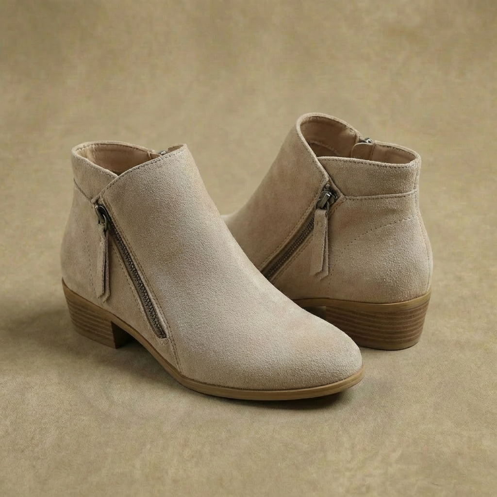 Aubrey - Women's Ergonomic Ankle Boots - Wide Fit Comfort Support Boots