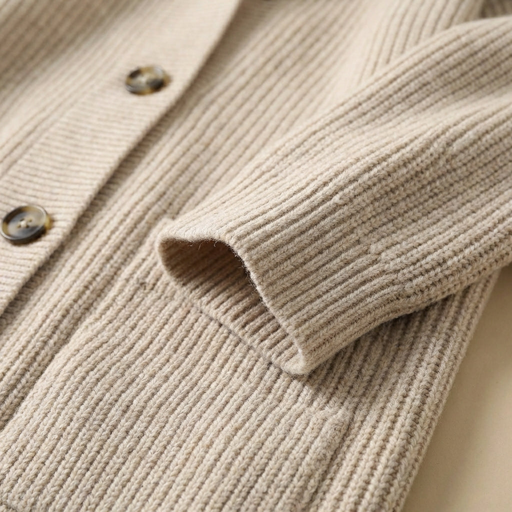 Hadley - Women's Longline Hooded Cardigan - Soft Knit Button-Up Layering Sweater