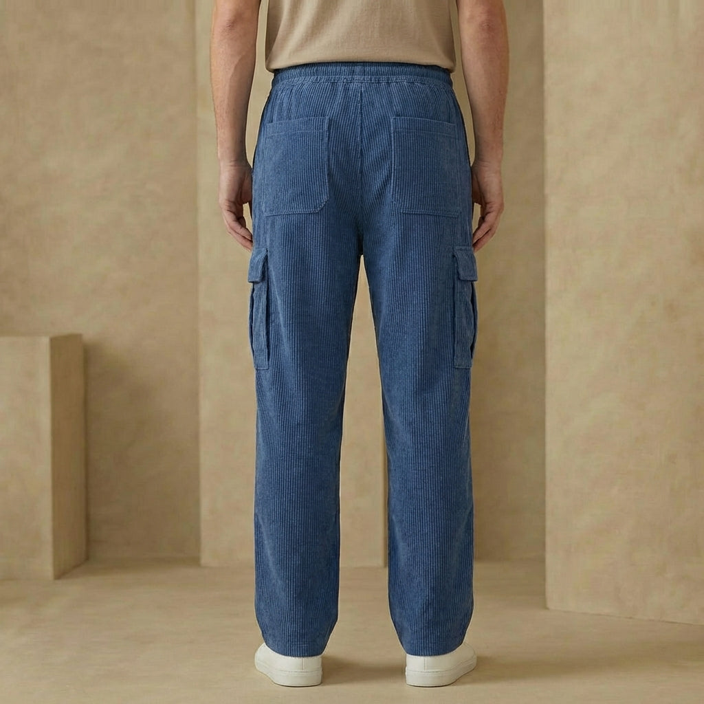 Hudson - Men's Relaxed Fit Cargo Sweatpants - Comfortable Utility Joggers with Pockets
