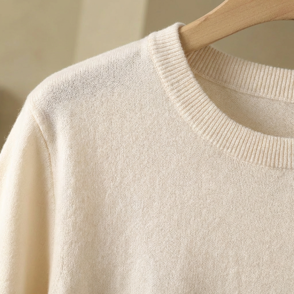 Julian - Men's Pure Knitted Shirt - Luxury Short Sleeve Crewneck Sweater
