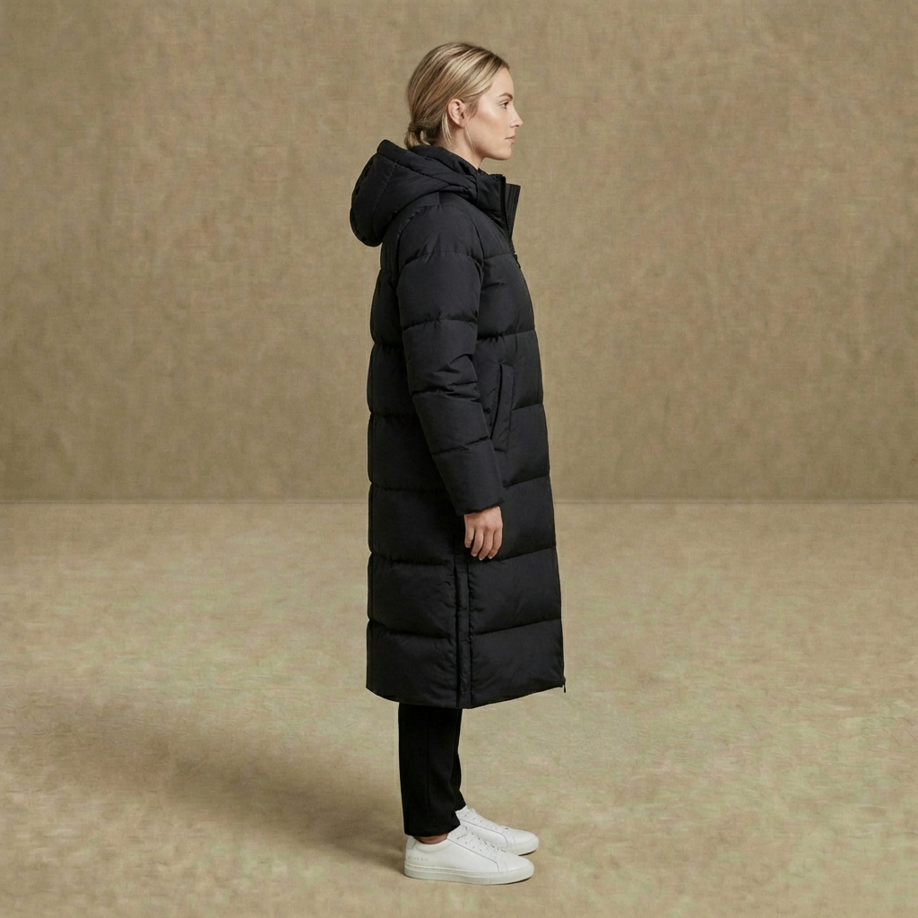 Maya - Women's Hooded Puffer Parka - Waterproof Longline Insulated Winter Coat