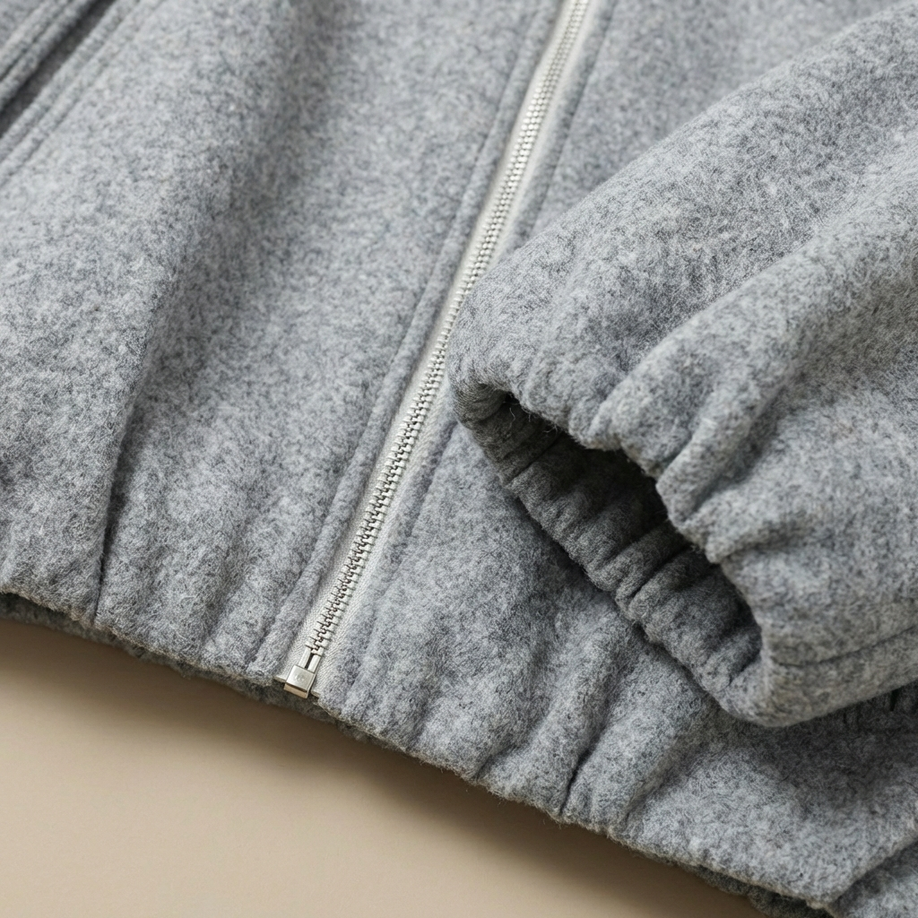 Luna - Oversized Fleece Bomber - Modern Balloon Sleeve Jacket