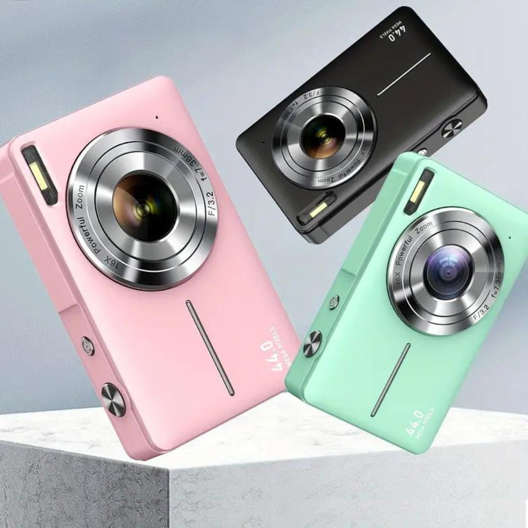 Compact Retro Digital Camera - 1080p Vintage Travel Photo Cam