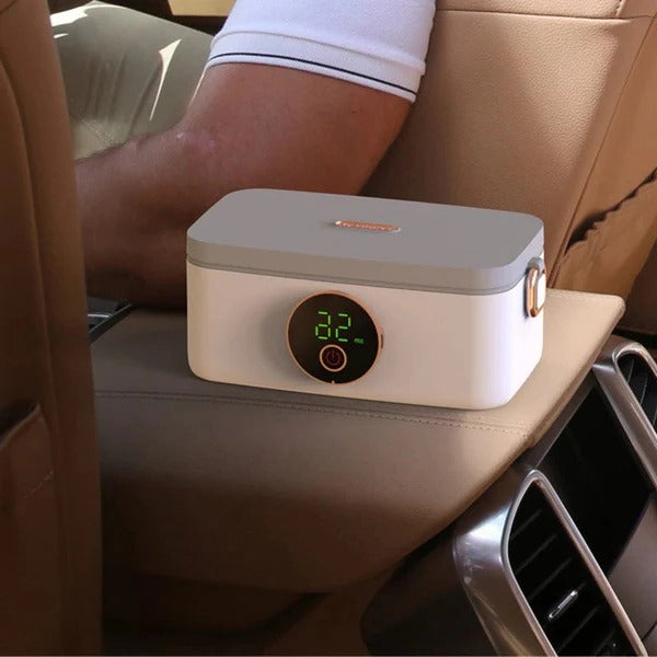 Wireless Heated Lunch Box - Portable Rechargeable Food Warmer