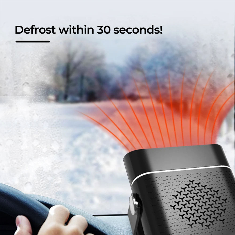 Portable Car Heater 30s Fast Heating - 12V Windshield Defroster