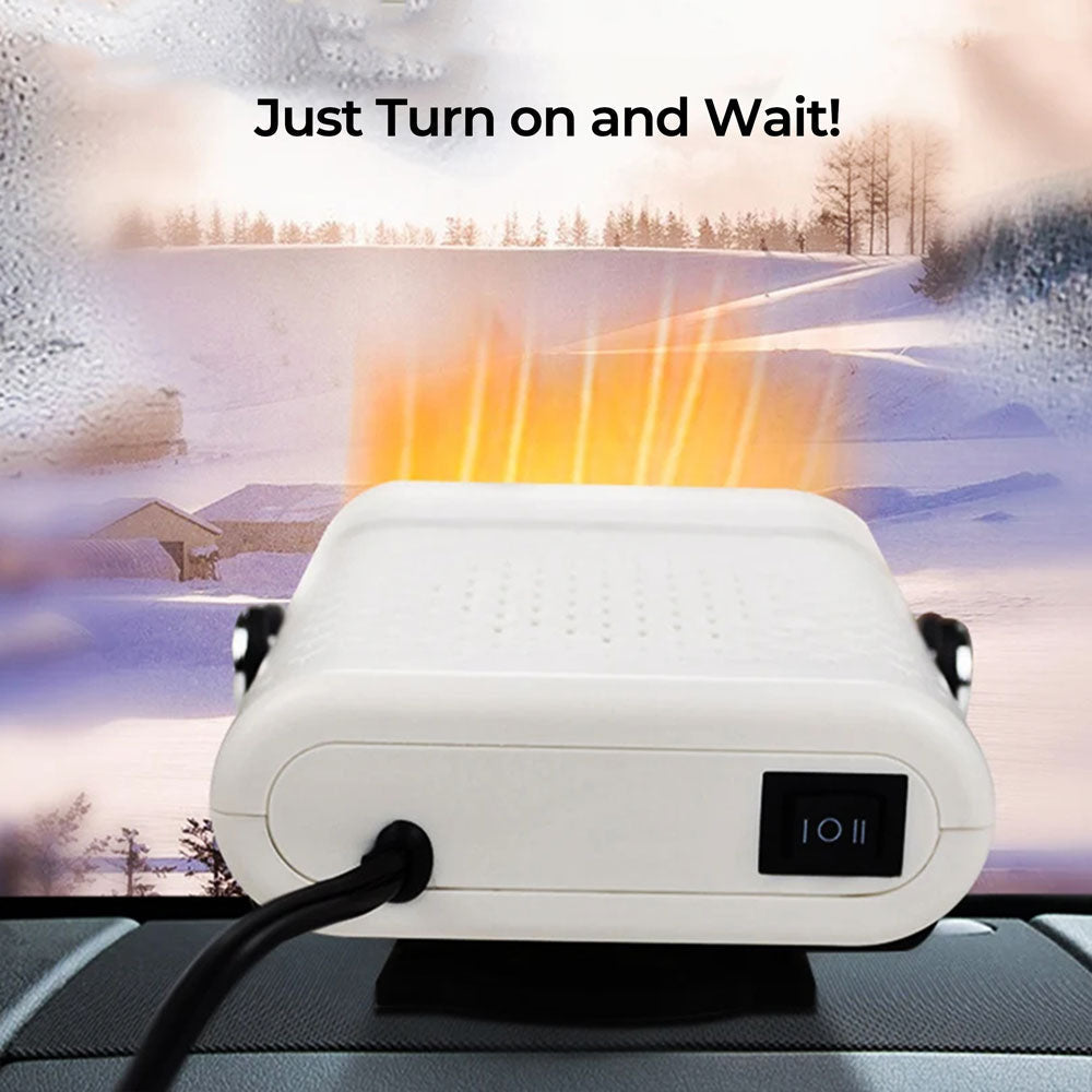 Portable Car Heater 30s Fast Heating - 12V Windshield Defroster