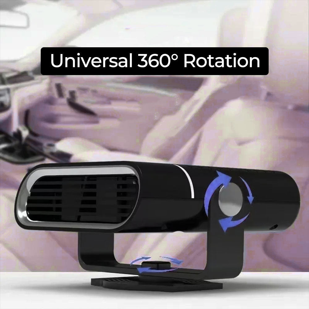 Portable Car Heater 30s Fast Heating - 12V Windshield Defroster