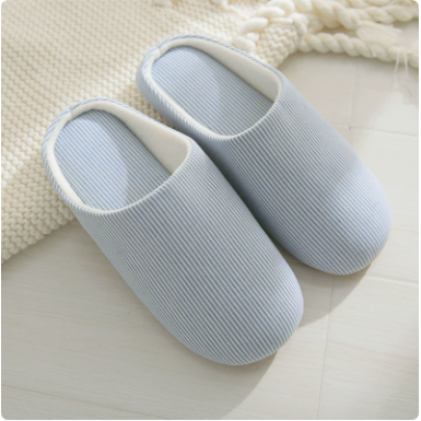 Maya - Ultra-Soft Cotton House Slippers - Non-Slip Cushioned EVA Foam Slides