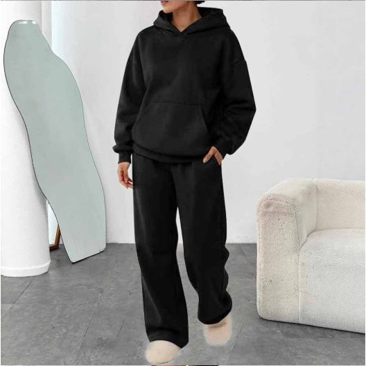 Isla Vere - Oversized Ultra-Soft Cotton Tracksuit - 2-Piece Lounge Set