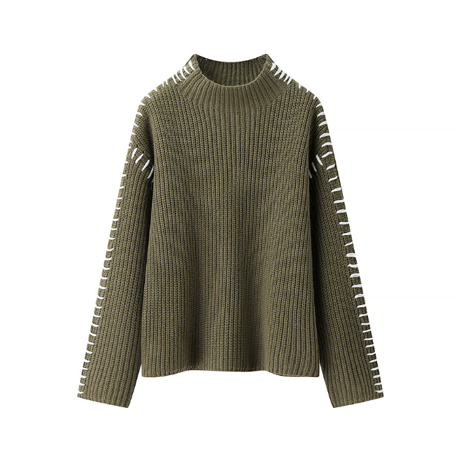 Women’s Oversized Mock Neck Sweater