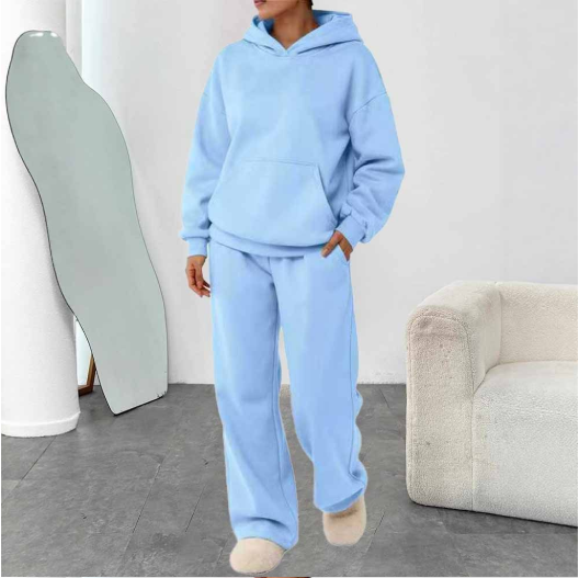 Isla Vere - Oversized Ultra-Soft Cotton Tracksuit - 2-Piece Lounge Set
