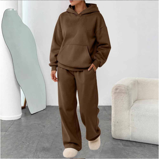 Isla Vere - Oversized Ultra-Soft Cotton Tracksuit - 2-Piece Lounge Set